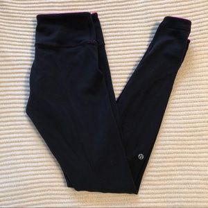 Reversible lulu lemon luon full length pants